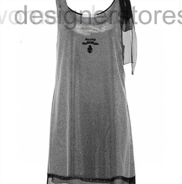 

basic & casual dresses designer crystal shimmered dress chiffon vest sleeveless style slim skirt for udy1 ru2x, Black;gray