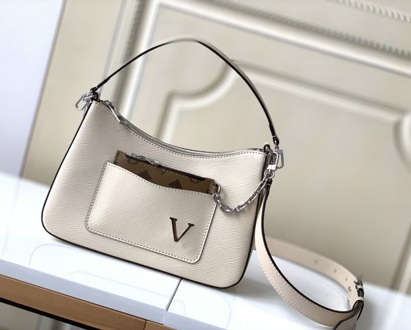 

womens designer crossbody bag luxury mini handbags marelle underarm pouch flowers letters shoulder bags quality leather ladies fashion eveni