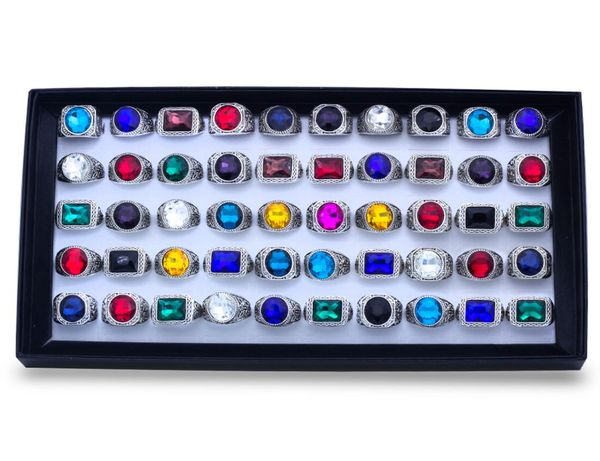 

whole bulk lots assorted mix styles women039s men039s antique silver vintage turquoise stone rings brand new3013149, Golden;silver