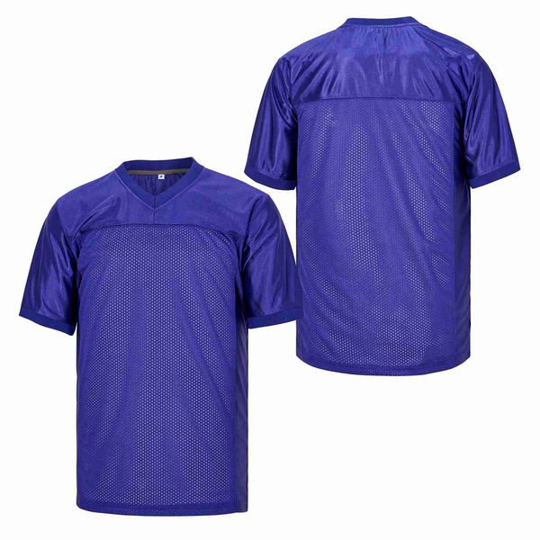 

custom purple authentic football jersey stitching name number size s-4xl, Black;red
