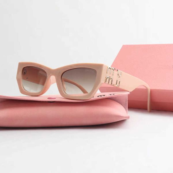 

miu sunglasses oval frame miu sun glasses designer women's radiation resistant personality men's retro glasses board high grade sp, White;black