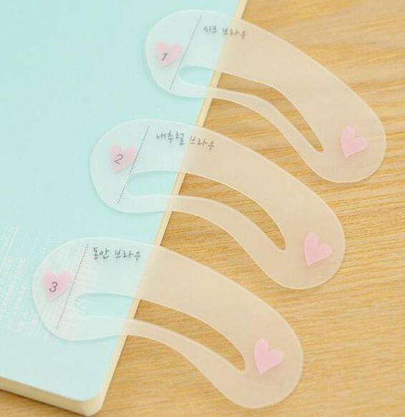 

makeup genuine etude house thrush card novice simple three kinds of eyebrow stencils eyebrow tools eyebrow card7701004