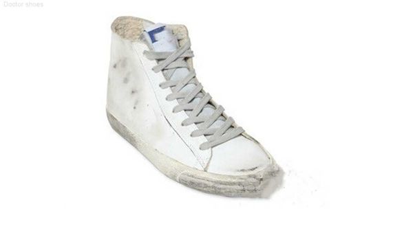 

couples casual shoes designer luxury retro all white korea selling handmade advanced custom star dirty shoes, Black