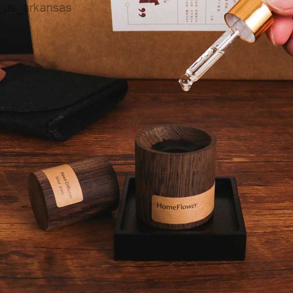 

1pcs homeflower wooden aroma diffuser essential oil aromatherapy diffuser eco-friendly fragrance diffused car load crafts 4*4cm l230523