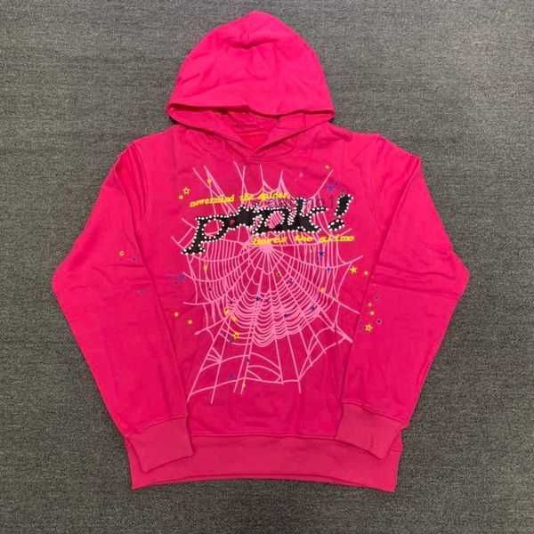 

spider pink sp5der hoodies young sweatshirts streetwear thug 555555 hoody women 11 web pullover fast delivery 3 ir3m, Black