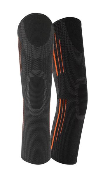 

1pcs fitness running bicycle knee pads elastic sports compression basketball badminton threedimensional knitted knee pads2207539, Black;gray