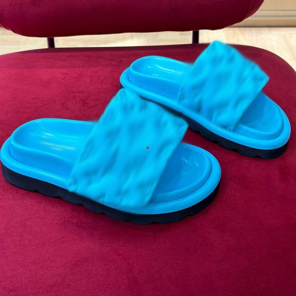 

2023 fashion womens summer slipper slides ladies slippers brand designer sandals flat heel fashion versatile leather casual comfort flip flo, Black