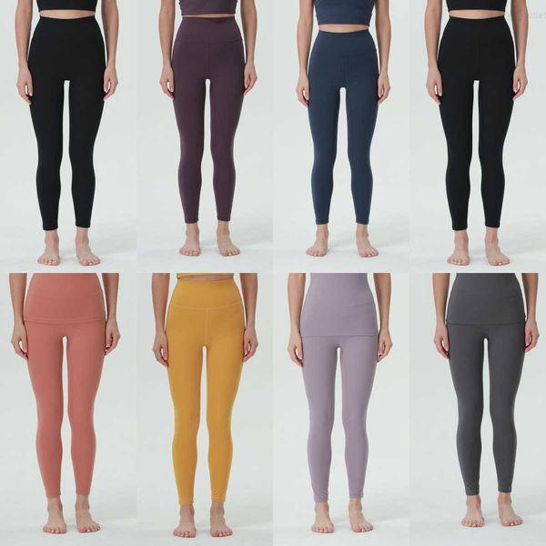 

lady naked yoga trouser tight fitness pant high elasticity jogging leggings workout buttock lifting yogas pants sports long length quick dry, White;red