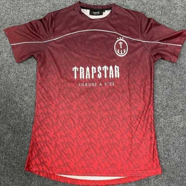 

men's t-shirts trapstar mesh football jersey blue black red men sportswear t-shirtq0wz, White;black