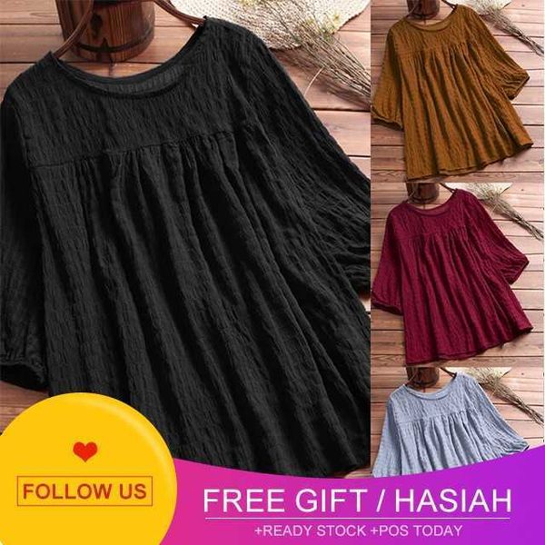 

loose solid half sleeve tunic swin shirt blouse, White