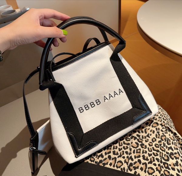

shopping bags womens designer bag large capacity canvas shoulder bag fashion letter handbag cross body totes white