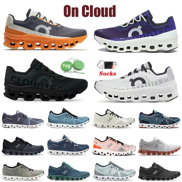 

new og on cloud outdoor sports running shoes sneakers fashion clouds platform triple white black cloudnova form eclipse rose turmeric frost, White;red