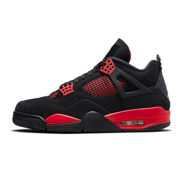 

4s sneaker low lace up basketball shoes panda green glow light orange grey fog color style classic fashion sneakers j4 black canvas thunder