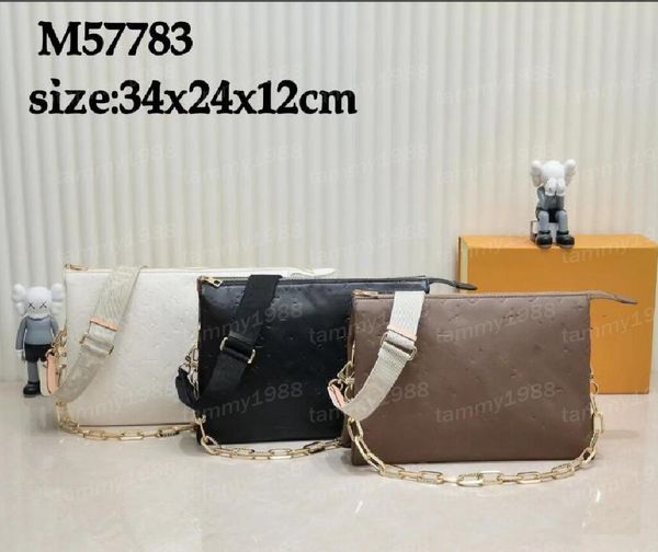 

10a coussin bags women's designer purses shoulder bags crossbody tote square handbags genuine leather two straps chain messenger bag br