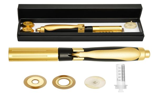 

2in1 meso injection gun hyaluron pen 03ml05ml head gold hyaluronique acid pen lip filler jnjector noninvasive nebuli nebulize8924222