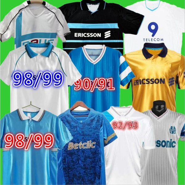 

1998 1999 2000 2003 2004 marseilles retro soccer jersey 90 91 92 05 06 pires ribery barthez ravanelli nasri gallas drogba olympique de class, Black;yellow