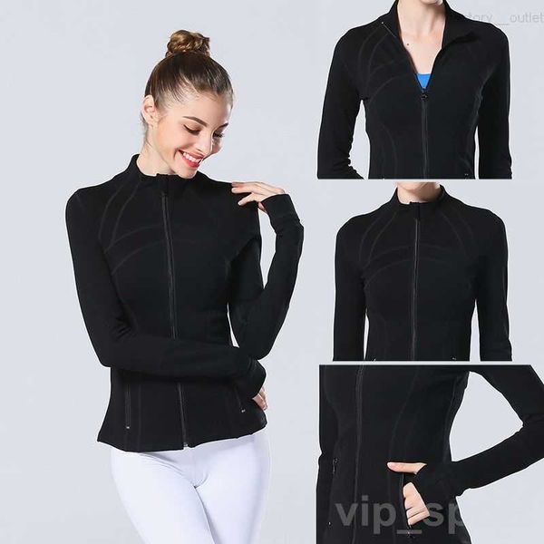 

define woman yoga sport jacket longs sleeve fitness jackets high elasticity bodybuilding coat quick dry exercise activewear breathable outfi, White;red