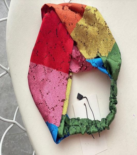 

designer silk turban elastic women headbands italy brands girls rainbow colorful hair bands scarf hairs accessories gifts headwrap3856583, Silver