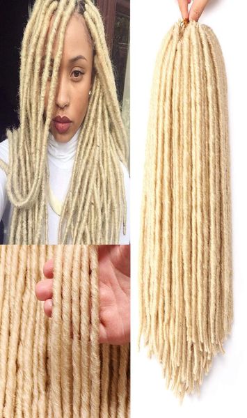 

18039039 faux locs crochet braids synthetic braiding hair extensions goddess locs kanekalon fiber braiding hair soft d9215130, Black