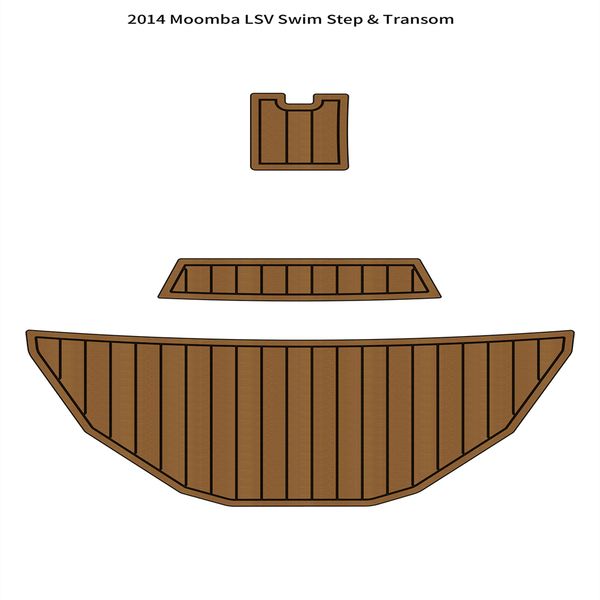 

2014 moomba lsv swim step platform transom mat boat eva foam teak deck floor pad