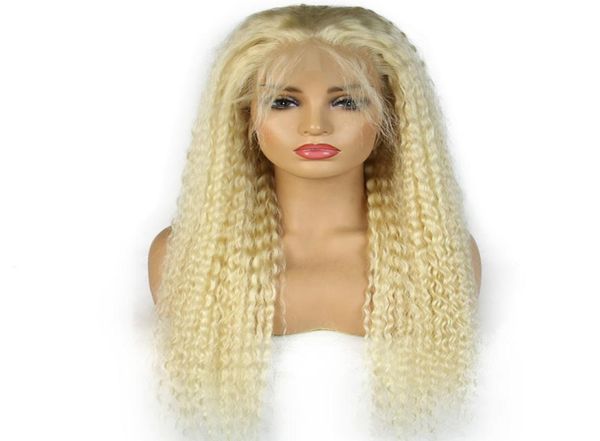 

malaysian blonde human hair full lace wig deep wavy 613 color remy hair part with bleached knots hand tied6582647, Black;brown