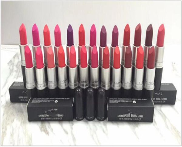 

2020 new makeup luster retro lipsticks frost matte lipstick 3g 24 colors lipstick with english name2601623