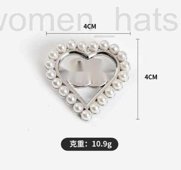 

pins, brooches designer 20style designer broochemen couples heart luxury crystal pearl broolaple metal fashion jewelry accessories b0z5, Gray