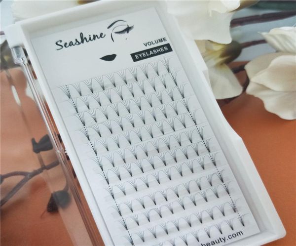 

seashine handmade 5d short stem prefanned russian volume premade fan fake eyelashes different size individual false eyelashes9235445