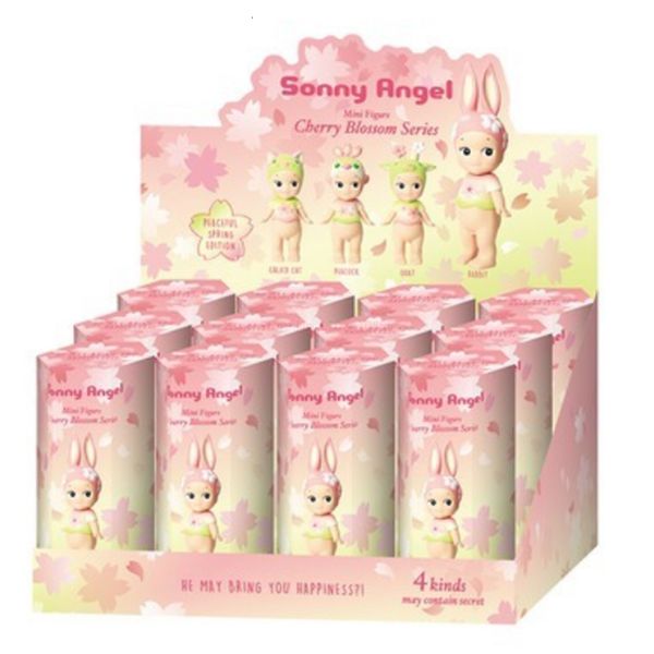 

blind box sonny angel cherry blossom series mystery box blind box surprise kawaii box anime figure collection birthday cute doll toys gift 2