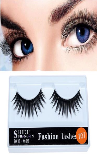 

1 pair 3d naturalthick long hair false eyelashes eye lashes wispy makeup beauty eye extension tools9977395