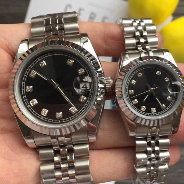 

other watches gold mixed silver luxury watch men women watches blue dial classic automatic movement mechanical 28mm36mm41mm fashion mens wom, Slivery;black