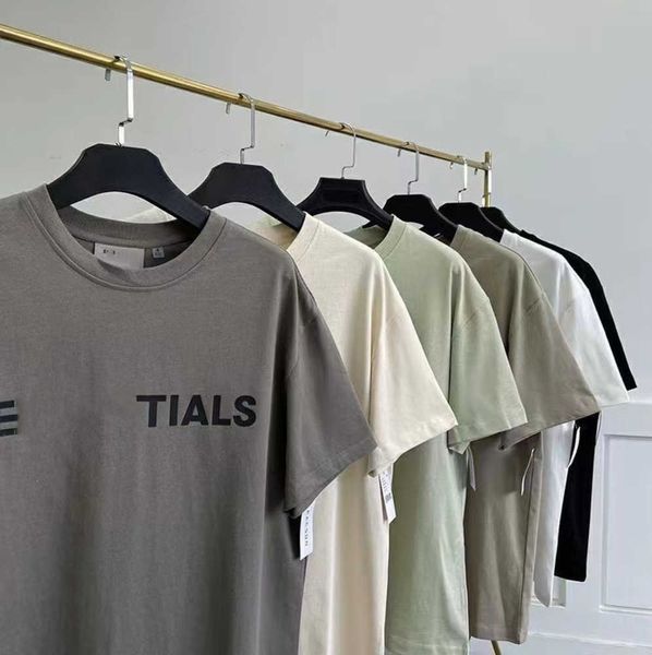 

3d letter t shirt ess fashion designer men's and women's couple 100% cotton melt printing eu size street wear wholesale price 20%, White;black