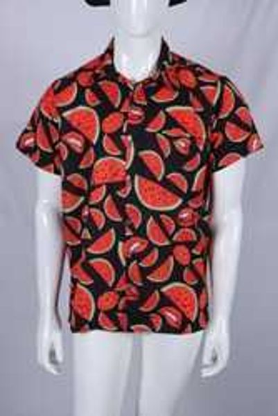 

designer men's quality good shirts casual custom vacation beach shirts short sleeve resort aloha hawaiian shirts for men lyl, White;black