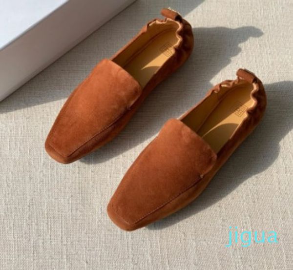 

shoes women toteme the travel loafers foldable perfect leather suede size 35-40