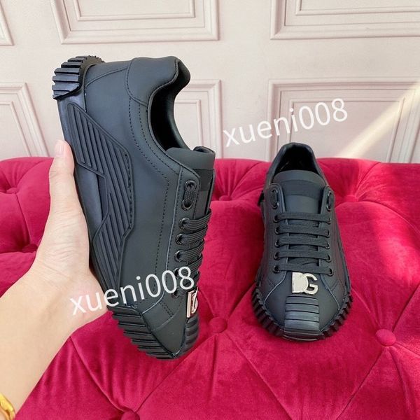 

2023new brand womens men classics casual shoes leather lace-up sneaker fashion running trainers letters woman shoes flat printed gym sneaker, Red;white