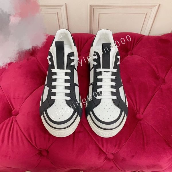 

new mens women classics brand designers sneakers camouflage casual shoes stylist shoes checkered studded flats mesh fashion trainers, Black