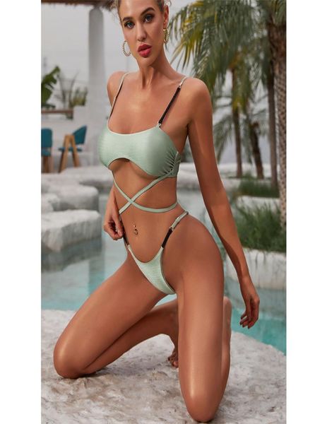 

string bikini set two piece swimsuit push up swimwear 2021 summer swimming suit for women ladies thong bikinis beachwear7320260