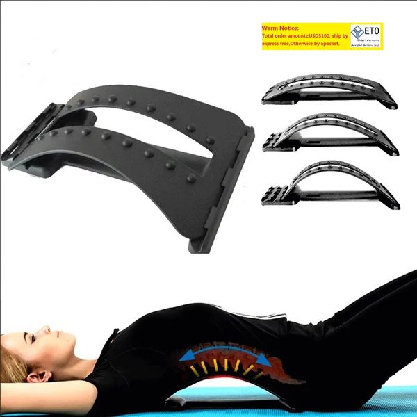 

multilevel back massage stretching magic back support stretcher plus waist relax mate device fitness equipment composite material