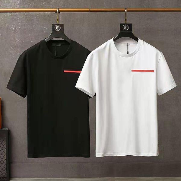 

mens tshirts designer tshirts men tshirt technical printing short sleeve casual breathable sweatshirt pure cotton same clothing, White;black