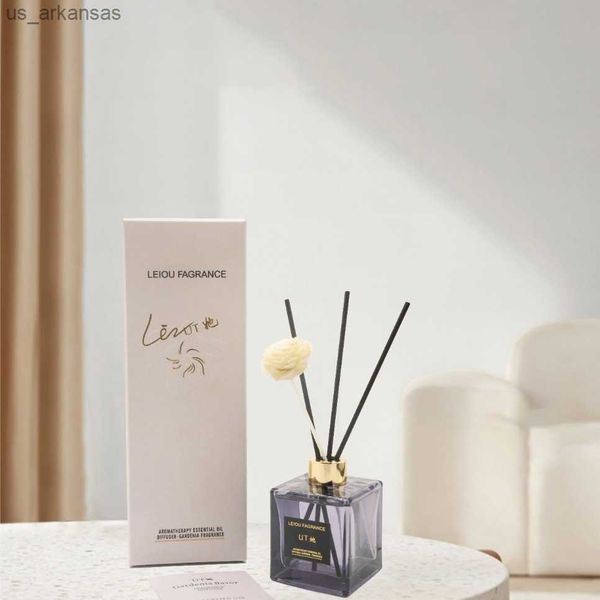

fireless reed diffuser with 50ml/100ml home fragrance oil black rattan sticks natural dried flower and wooden caps home decor