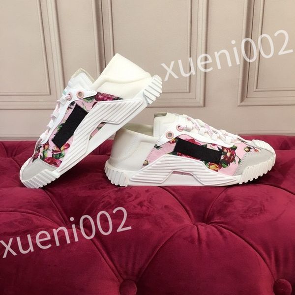 

new designers sneaker casual shoes white black leather womens high-quality flat lace up trainers sneakers size 35-41