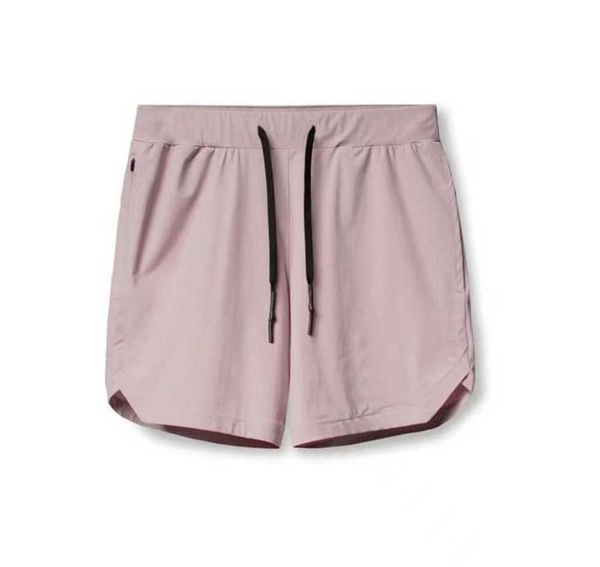 

lulu shorts men yoga sports shorts fifth pants outdoor fitness quick drys back zipper pockets s solid color casual running ice silk lemens, White;black