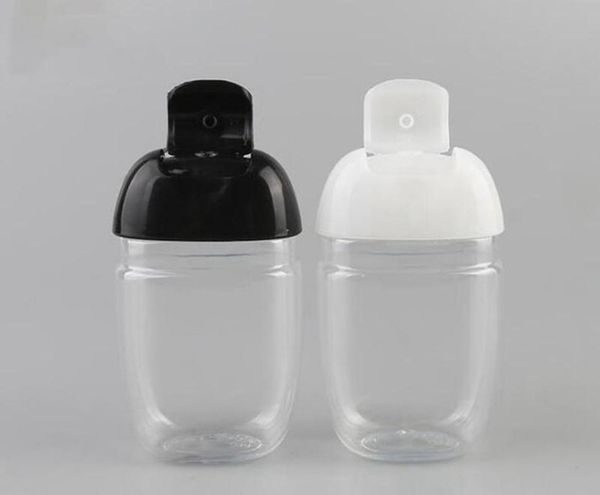 

30ml hand sanitizer bottle empty pet plastic half round flip cap bottle children039s carry disinfectant hand sanitizer bottle f7624461