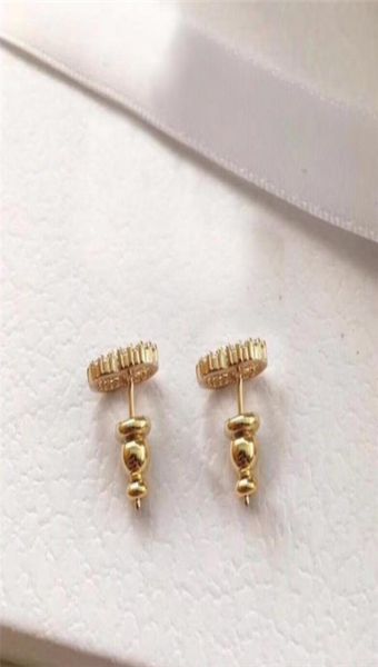 

with box fashion stud brand have stamps pearl designer earrings for lady women party wedding lovers gift engagement luxury jewelry4059921, Golden;silver