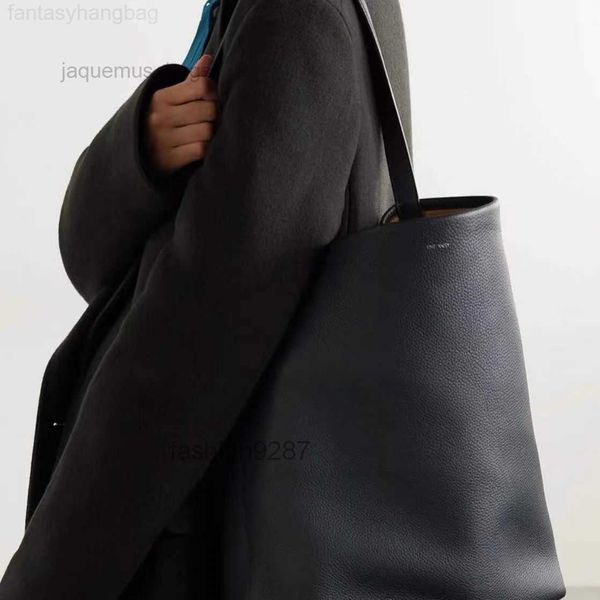 

the row designer bags leather designer leather large capacity n s park tote bag minimalist leather bucket shoulder 2022 classic the row