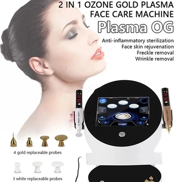 

2024 2 in 1 professional rf equipment facial skin tightening freckle removal eyelid lifting plasma beauty machine household salon