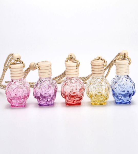

10ml empty glass bottle fragrance car hanging perfume for essential oils diffuser carstyling bottle f20437379625