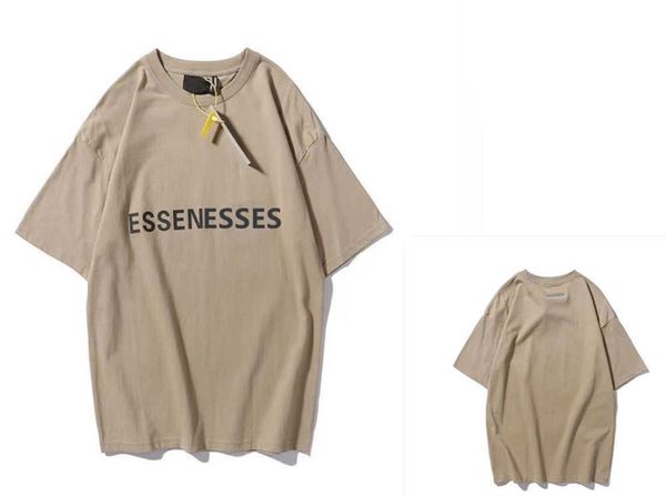 

ess fashion men women friends t shirt cotton tshirts skateboard hip hop oversized high street couples clothing size2023, White;black