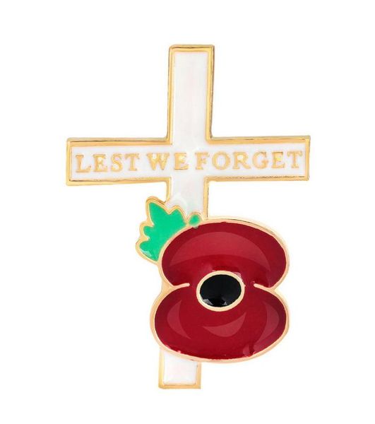 

new arrival brooch for women whole lot very beautiful sparkle red crystal rhinestone poppy cross brooch pins christmas b3162252, Gray