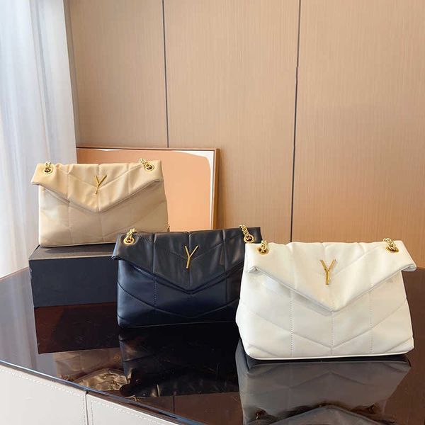 

crossbody bag y-letter handbags women leather designer shoulder bag designers woman handbag classic chain cloud bags messenger purse 230606